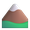 snow capped mountain emoji